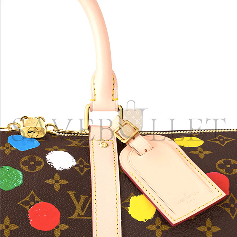 LOUIS VUITTON YAYOI KUSAMA KEEPALL BANDOULIERE 45 M46377 (45*27*20cm)